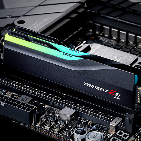 G.Skill Trident Z5 RGB 32GB (16GBx2) | DDR5 5600MHz | Matte Black